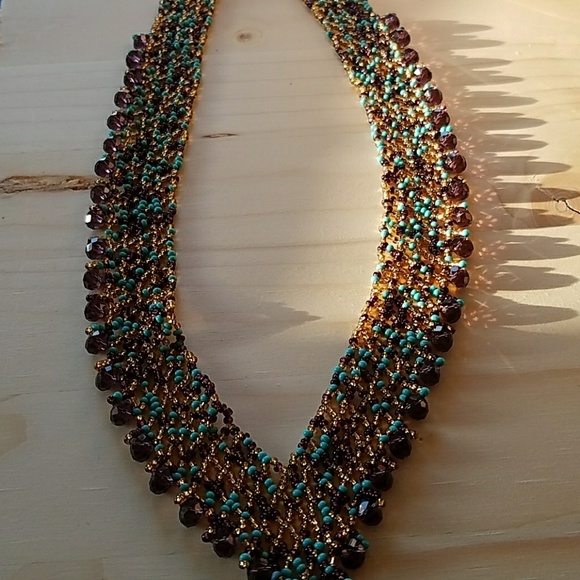 V shaped handmade necklace - Picture 5 of 6